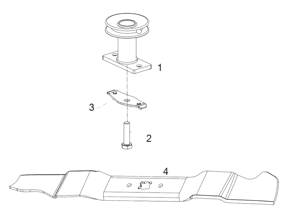 Blade Diagram and Parts List for 12AVB2M5345 2018 Yard Machines Lawn Mower